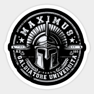 Maximus Gladiator University Sticker